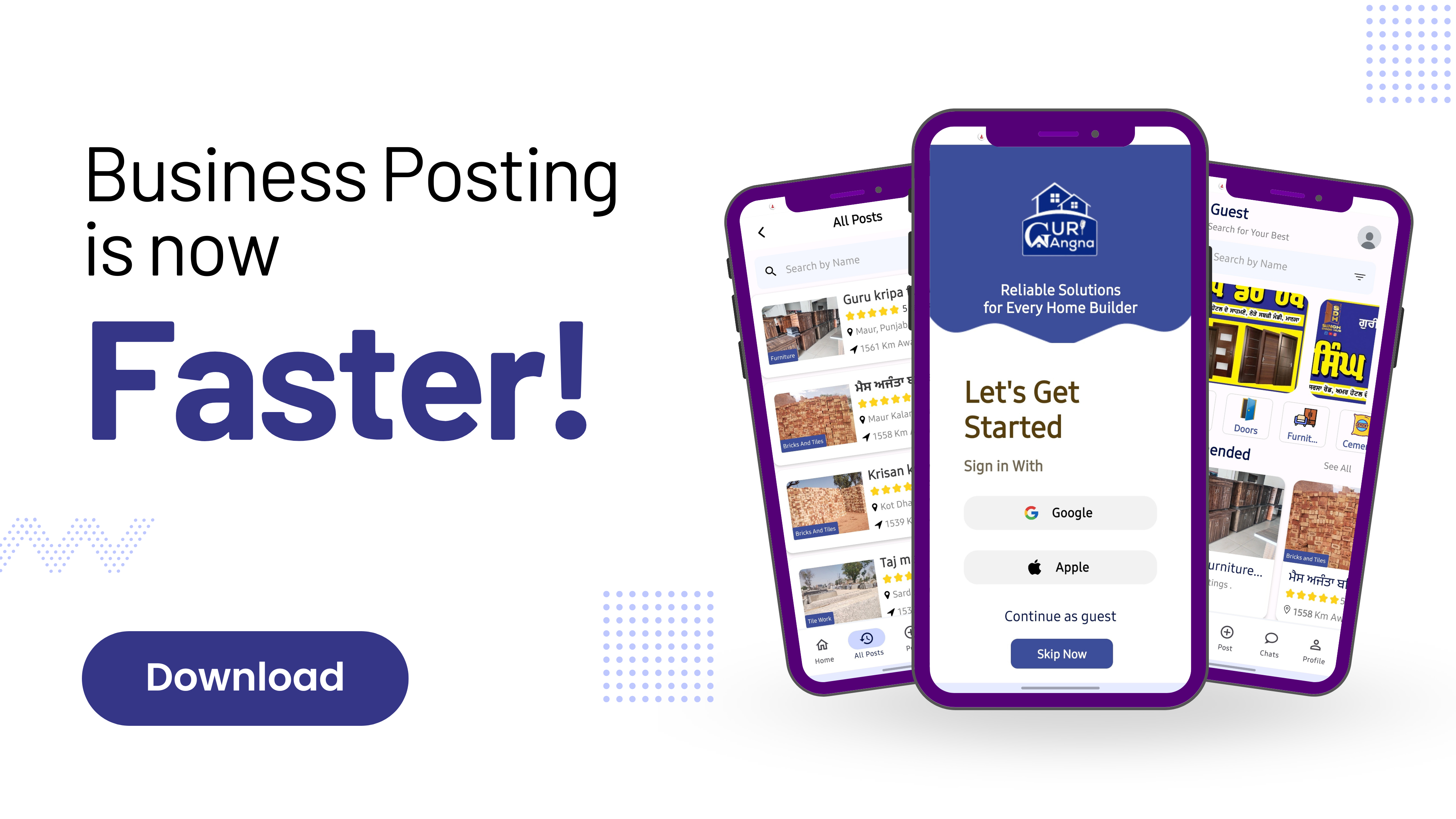 Business Posting App